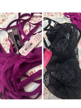NWT BUNDLE of 2 thong panties Victoria’s Secret AND CottonHill underwear SIZE XL